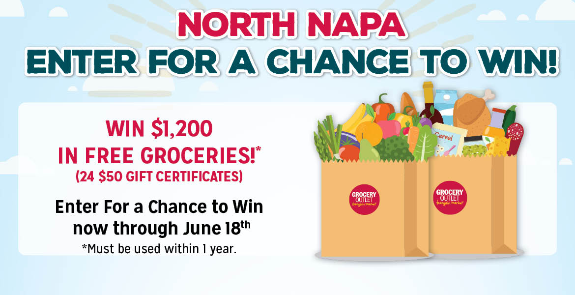 Enter for a chance to win $1,200 in free groceries. See details below.