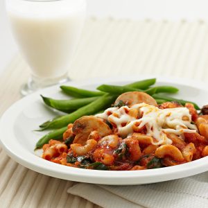 20-Minute Three-Cheese Vegetable Pasta Toss