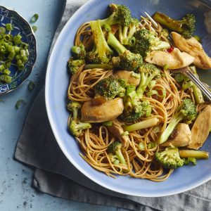 Stir-Fried Chicken & Broccoli with Mango Chutney