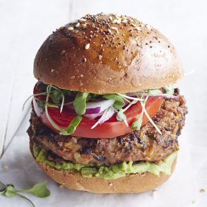 Salsa-Black Bean Burgers