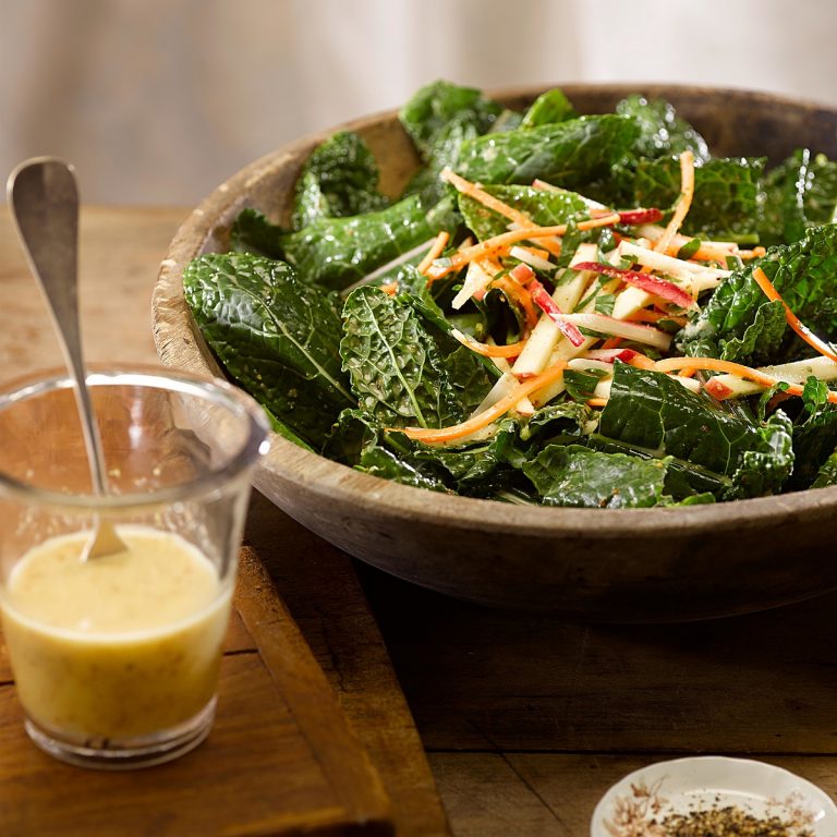 Kale, Carrot & Apple Salad