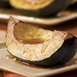 Roasted Acorn Squash with Cider Drizzle