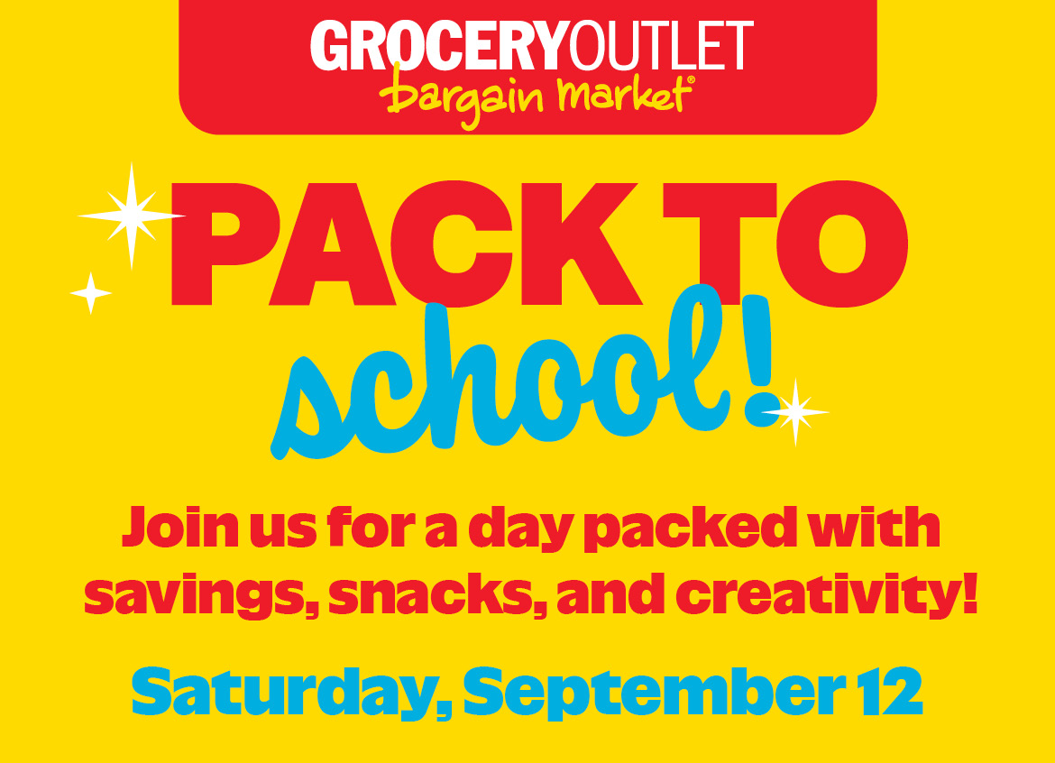Pack To School: Join us for a day packed with savings, snacks, and creativity. Saturday, September 12