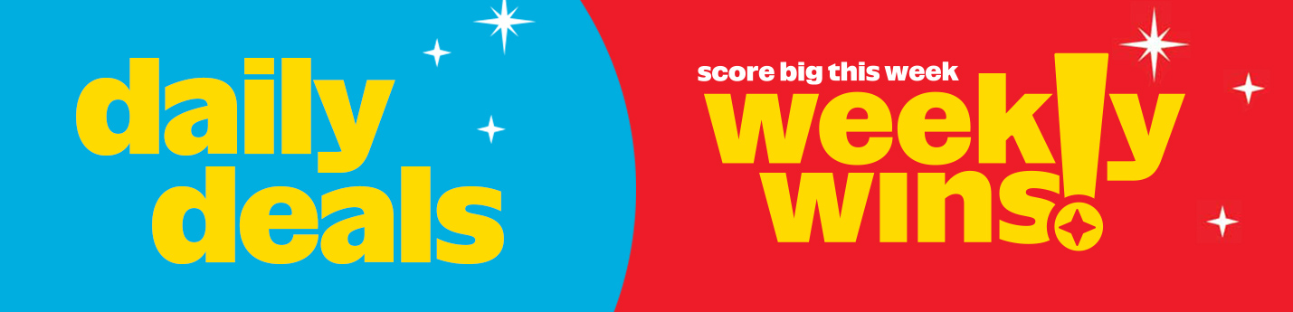 Daily Deals. Weekly Wins.