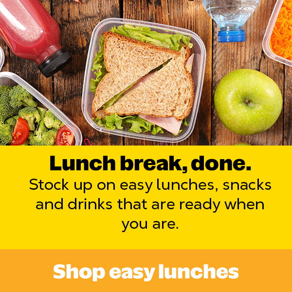 Shop easy lunches