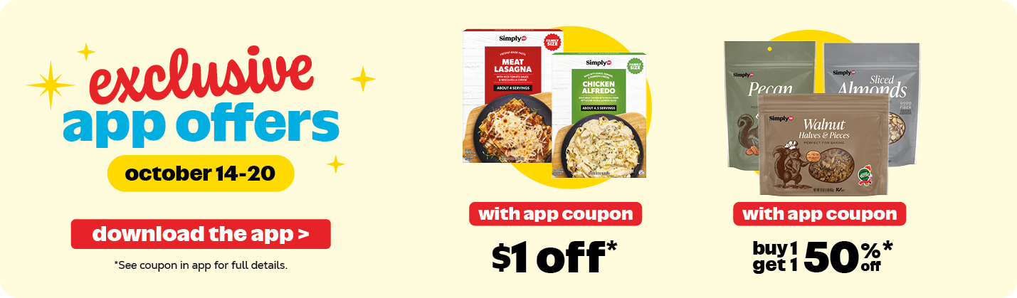 App exclusive offers Oct -20. See coupon in app for full details. Download the app >