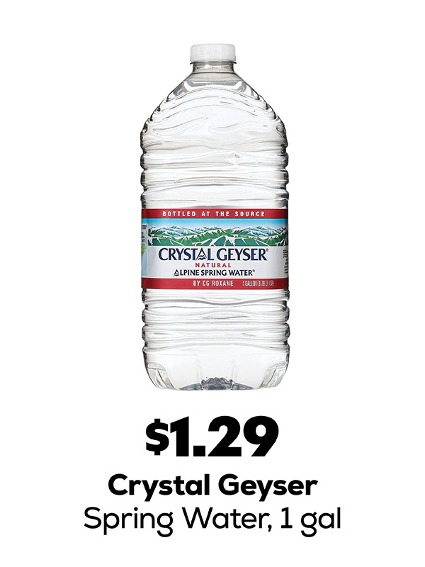 Crystal Geyser Spring Water