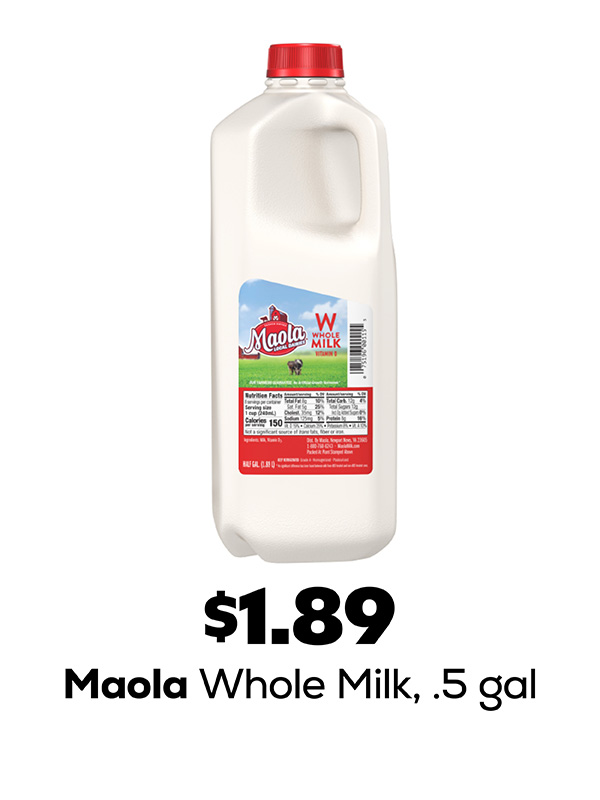 Half Gallon Milk